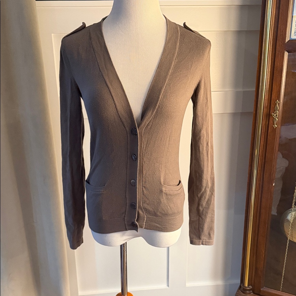 💕 Jacob Women's Taupe Cardigan Sweater